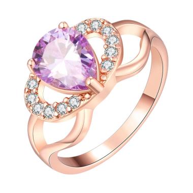 Bella & Co Ring KZCR240-7 Aksesoris Cincin Lapis Emas