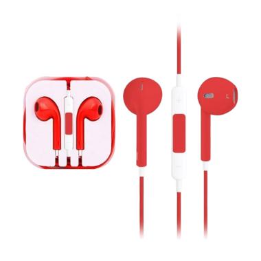 Winner Headset Earphone for iPhone 5G - 5S - SE - Red
