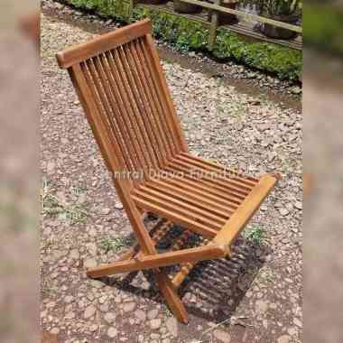 Kursi Lipat / Taman Kayu Jati Outdoor Garden Kebun Cafe / Kafe Jepara Coklat