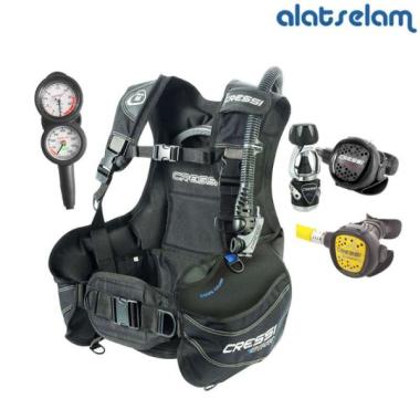 Paket Scuba Cressi START DASA / Alat Scuba Diving / BCD START / Jaket Pelampung Scuba Diving / Jacke