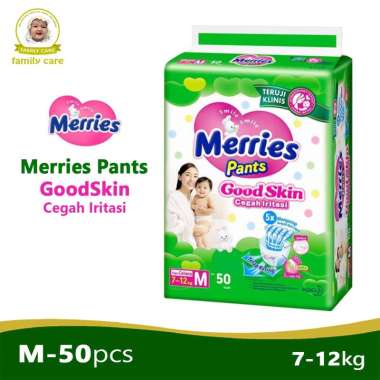 Merries Pants Good Skin M50 | Popok Merries M 50