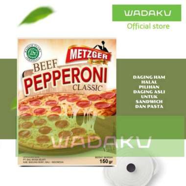 DAGING SAPI METZGER PEPPERONI PIZZA 150G HALAL