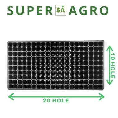 Tray Semai 200 Lubang Traypot Pot Bibit Tray Hidroponik –Tray Seedling Pot