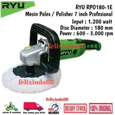 Ryu RPO180-1E Mesin Poles