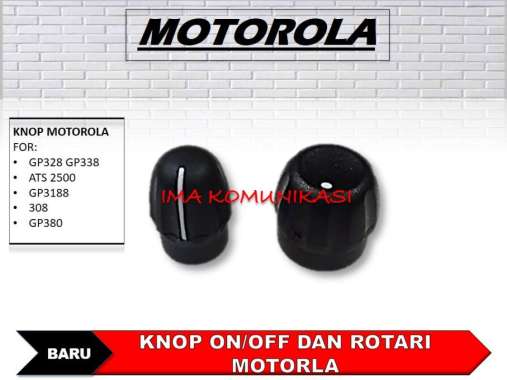 KNOP HT MOTOROLA GP 338 - ATS 2500 CPS SERIES SEPASANG.