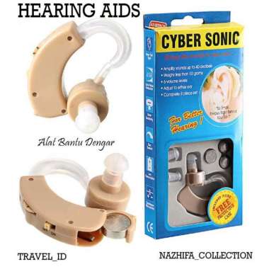 T9 Alat Bantu Pendengaran Tipe BTE Alat Bantu Dengar Telinga MERK CYBERSONIC alat bantu dengar untuk semua usia ORIGINAL ALAT PENDENGARAN TUNA RUNGU
