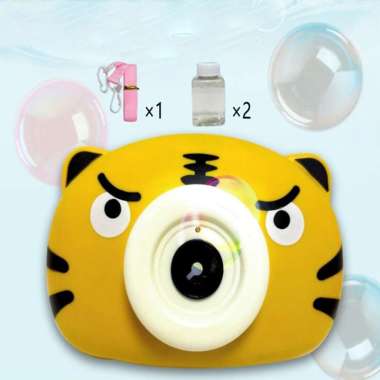 OEM ONE-M92 Mainan Bubble Camera Elektrik Mainan Gelembung Sabun Bentuk Kamera Buble Ada Lampu dan M