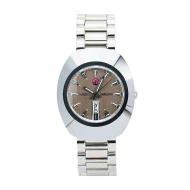 Jam Tangan Rado Original R12408654 Men Brown Dial Stainless Steel Strap