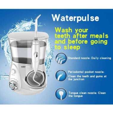 Waterpulse Alat Semprot Pembersih Kawat Gigi Dental care water flosser scaling