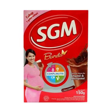 Promo Harga SGM Bunda Susu Ibu Hamil & Menyusui Cokelat 150 gr - Blibli