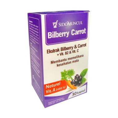 SIDOMUNCUL Bilberry Carrot Bilberry Obat Mata