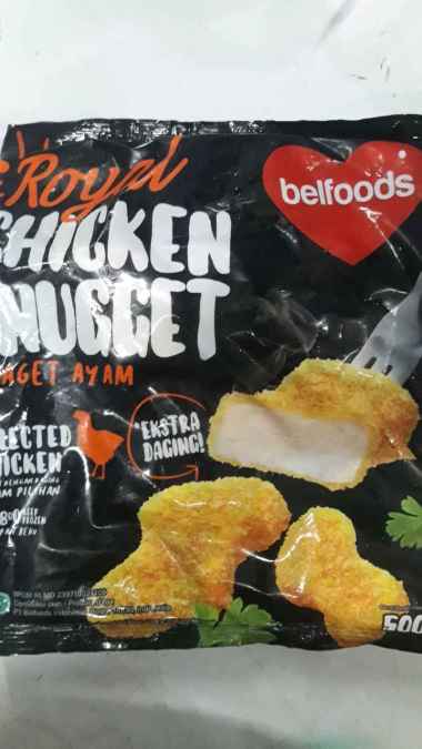 Promo Harga Belfoods Royal Nugget Chicken Nugget S 500 gr - Blibli