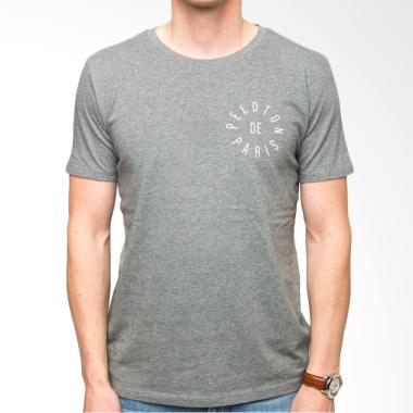 Peloton De Paris Bikes & Coffee T-Shirt - Grey