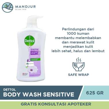 Promo Harga Dettol Body Wash Sensitive 625 ml - Blibli