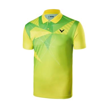 Victor Polo Shirt Kaos Olahraga Pria - Green Apple [S-70018 P]