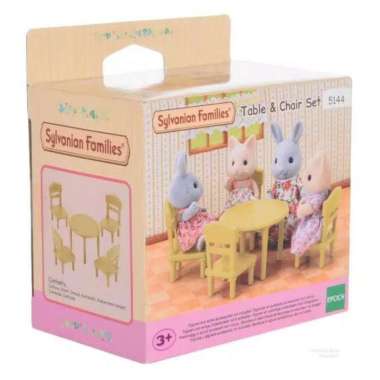 Sylvanian Family Table Chair Set Kursi dan Meja