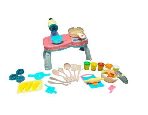 OEM ONE-M162 Mainan Kitchen Set Anak Plastisin Cetakan Mie / Mainan Dapur Anak Perempuan Masak Masak