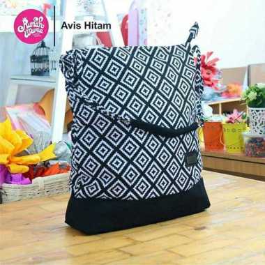 TOTEBAG AVIS RUMAH WARNA hitam