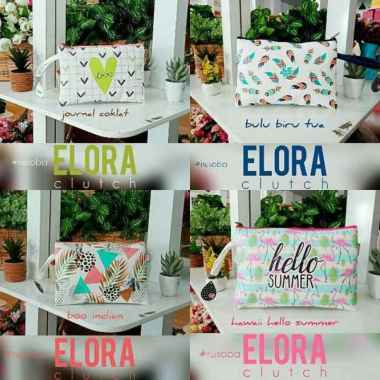 CLUTCH BAG ELORA RUMAH WARNA boo indian