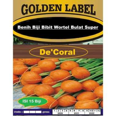 Benih Biji Bibit Wortel Bulat Super Isi 65 Biji| Bibit Wortel Bulat