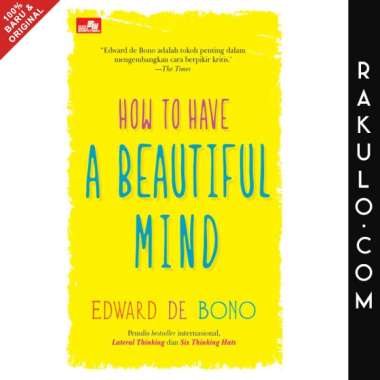 Buku How to Have A Beautiful Mind by Edward De Bono