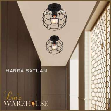 Lampu plafon INDUSTRIAL MINIMALIS ROUND ceiling lamp