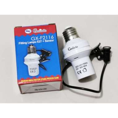 FITTING SENSOR CAHAYA FITING LAMPU SENSOR CAHAYA Putih