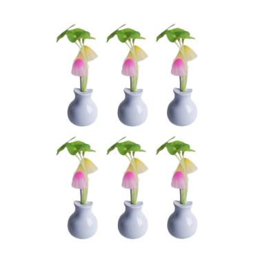Yangunik Paket 6 Buah Jamur Avatar New Lampu Tidur LED - Putih