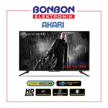 Akari LED Digital TV 32 Inch SC-53V32D Smart Connect