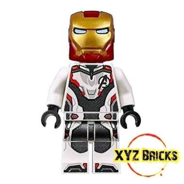 LEGO SH575 - Marvel Super Heroes Avengers Iron Man Minifigure with White Jumpsuit