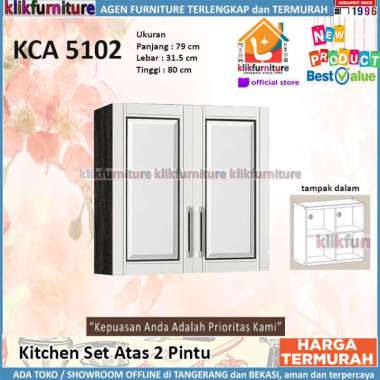 KCA 5102 Sucitra Kitchen Set Rak Dapur Atas 2 Pintu