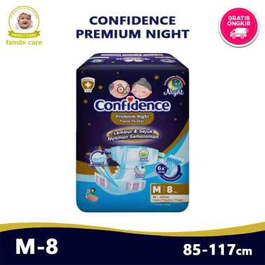 Confidence Premium Night M8 | Popok Dewasa M 8