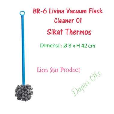 Lion Star Sikat Thermos BR-6 - Livina Vacuum Flask Cleaner 01