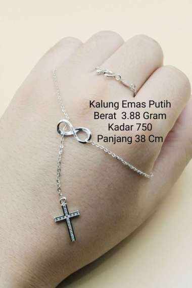 Kalung Emas Putih Harga Terbaru November 2021 Blibli