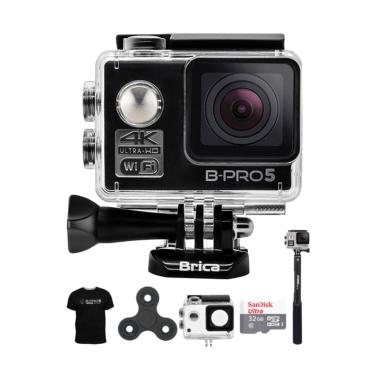 Brica B-PRO 5 Alpha Edition 4K AE1 ... e Spin Action Cam - Hitam
