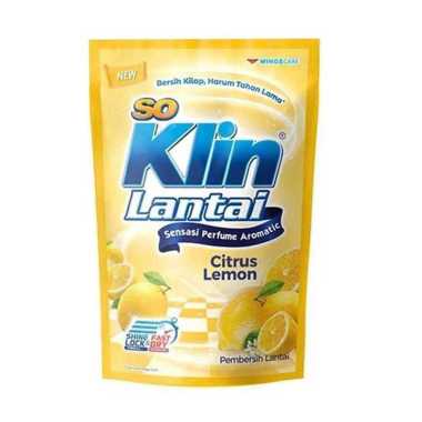 Promo Harga So Klin Pembersih Lantai Kuning Citrus Lemon 780 ml - Blibli