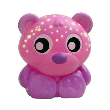 Playgro Baby Goodnight Light Projector Pink - Lampu Tidur Anak Bayi -