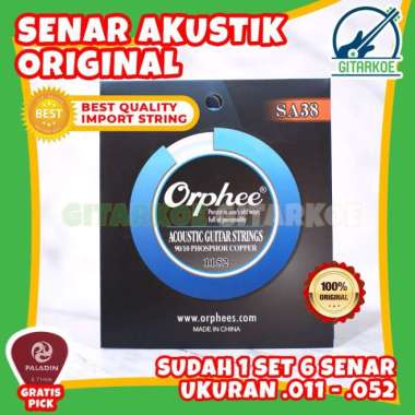 Senar Gitar Akustik Original .011-.052 Professional RA-38H Orphee SA38