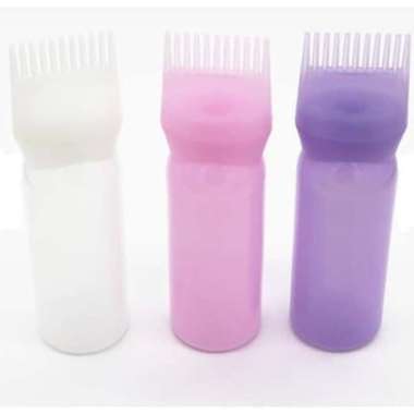 Botol SHAMPOO & SISIR/ botol semir pewarna rambut + sisir