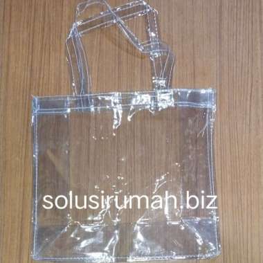 KANTONG MIKA HAMPERS 32 X 25 X 10 TAS BENING TRANSPARANT kresek tebal