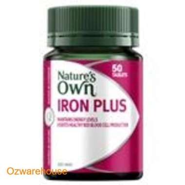 Nature's Own Iron Plus 50 Tablets