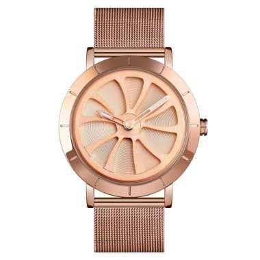 Jam Tangan Pria SKMEI Analog 9204 ROSEGOLD Water Resistant 30M