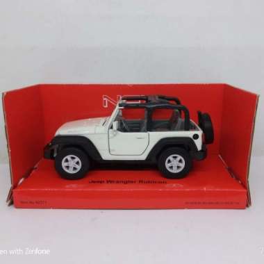 Diecast Miniatur Mobil Jeep Wrangler Rubicon - Putih
