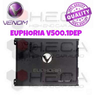 VENOM Euphoria V500.1DEP Power Monoblock 1Ch Amplifier Mono Block Blok