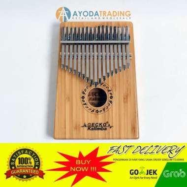 Authentic Gecko Kalimba K17BA Hard Case - Versi Baru