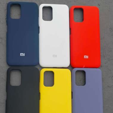 Xiaomi Poco F3 PocoF3 Silicone Full Cover Soft Case Original Casing Holly Blue