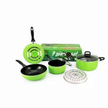 PANCI MAXIM SET HALLANIA 7 SET ANTI LENGKET ORI 100% Multicolor