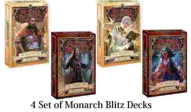 Flesh and Blood 4 Set Bundle of Monarch Blitz Decks