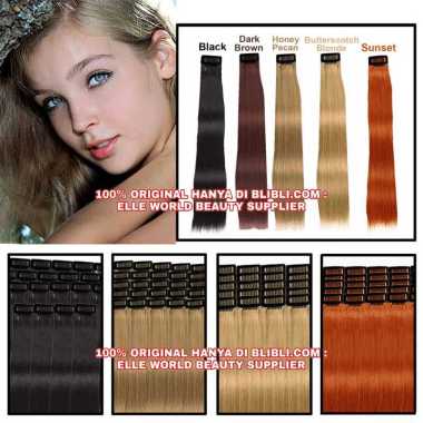 HAIR EXTENSION HAIRCLIP 100% RAMBUT ASLI HAIR CLIP RAMBUT ASLI HUMAN HAIR RAMBUT REMY HAIR HAIRCLIP