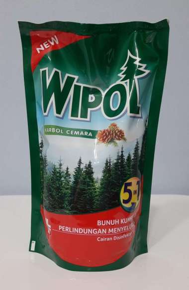 WIPOL - KARBOL CEMARA 780ml Hijau